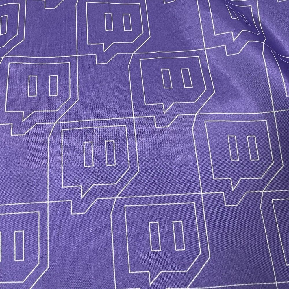 Twitch Jacket Men’s Size XL Black Purple Gamer Stream Video Hoodie - Picture 11 of 14